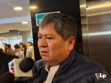 El diputado Pantaleón en conferencia de prensa