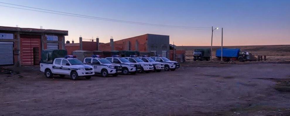 despliegue militar en ruta oruro- la paz