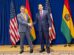 El presidente Rodrigo Paz y el secretario de Estado de EE. UU., Marco Rubio