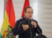 El alcalde Dockweiler en conferencia de prensa
