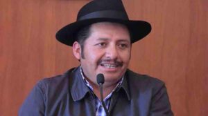 El exgobernador de Chuquisaca, Esteban Urquizu