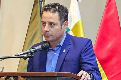 El vicepresidente Edmand Lara Montaño