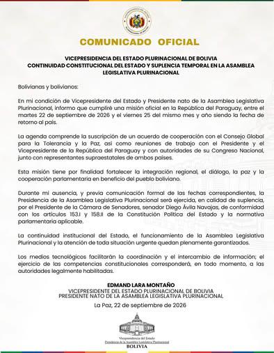Comunicado