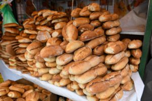 El pan de batalla o marraqueta.