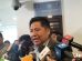 El dirigente Tancara en conferencia de prensa