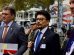 El presidente Rodrigo Paz en compañía del Ministro de la Presidencia en Nueva York