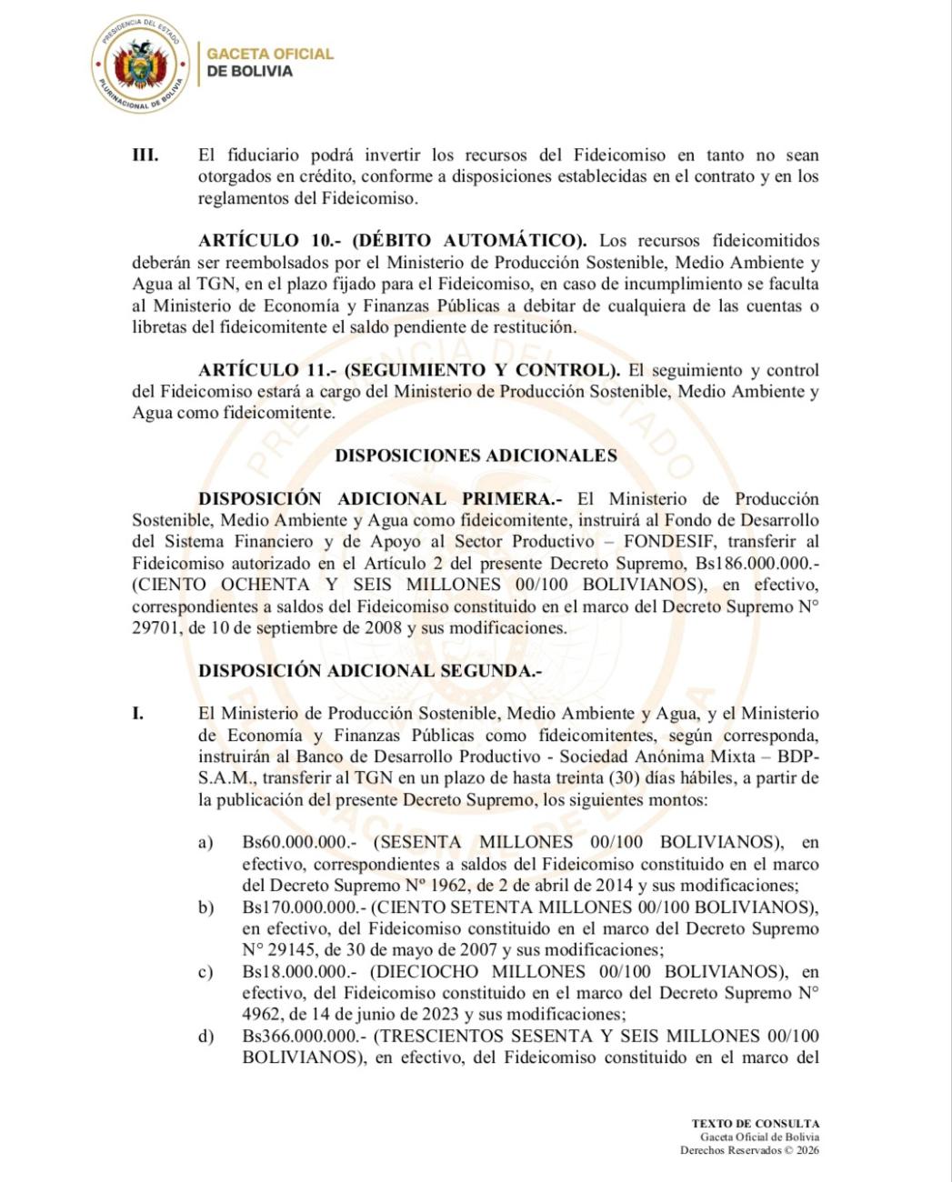 Decreto Supremo 5720