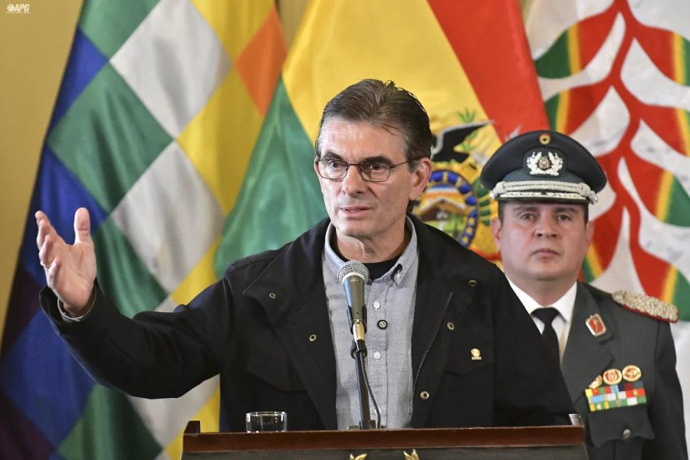 El Presidente de Bolivia, Rodrigo Paz Pereira