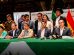 Autoridades del Gobierno y de la FAM en conferencia de prensa