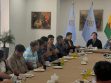 reunión de autoridades con representantes del transporte de Cochabamba