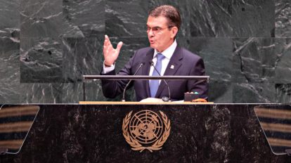 El Presidente Paz en las naciones Unidas