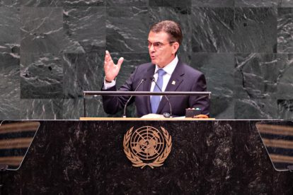 El Presidente Paz en las naciones Unidas