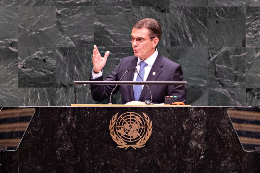 El Presidente Paz en las naciones Unidas