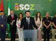Autoridades en conferencia de prensa