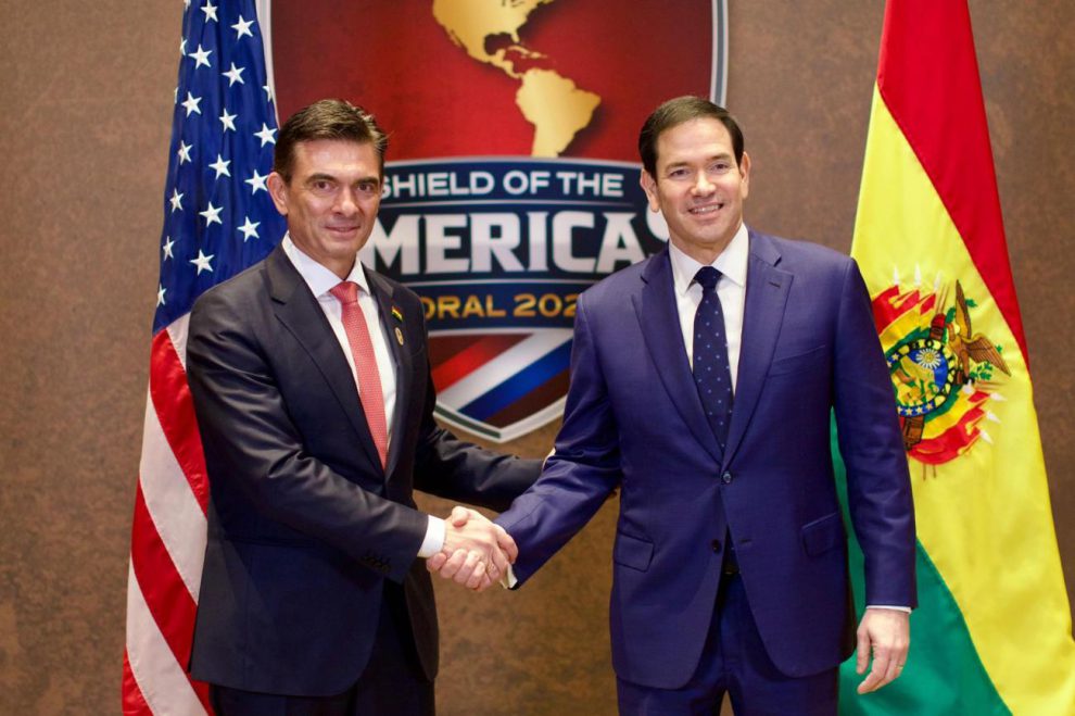 RODRIGO PAZ Y MARCO RUBIO