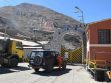 Puerta de ingreso a la empresa minera Huanuni
