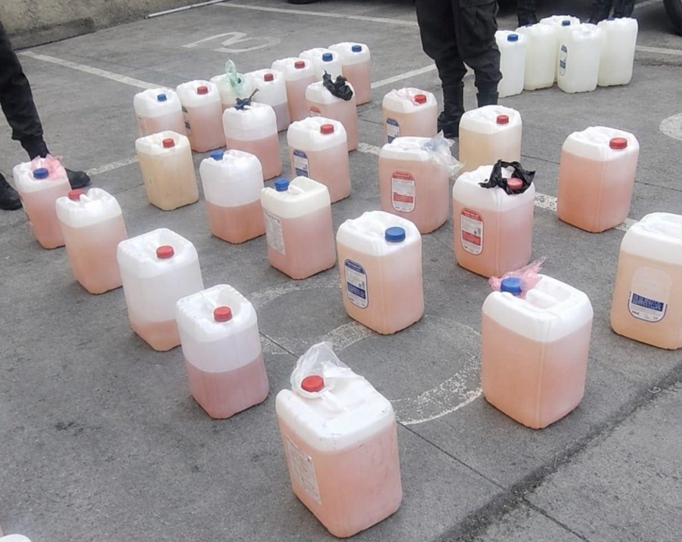 combustible decomisado