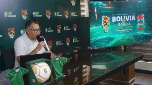 Selección Boliviana, Fecha FIFA, Bolivia vs. Gambia