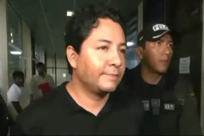 El hijo de Luis Arce tras recibir detención domiciliaria