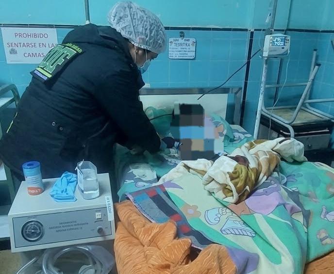 niño hospitalizado