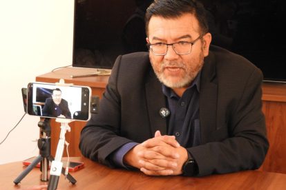 El secretario de Planificación del Desarrollo de la Gobernación, Hugo Torrez