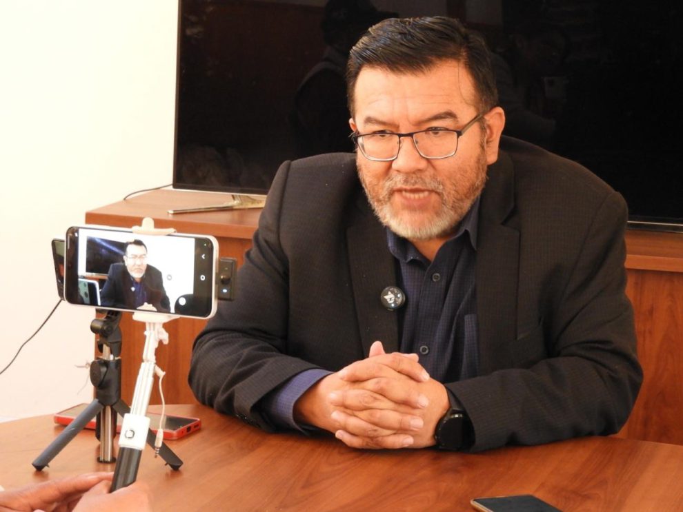 El secretario de Planificación del Desarrollo de la Gobernación, Hugo Torrez