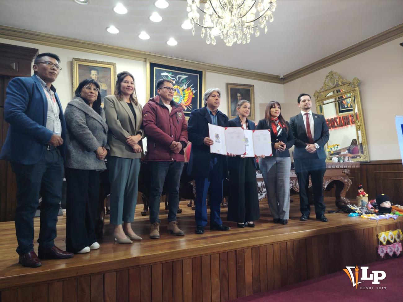 firma del acta de entendimiento con el PNUD