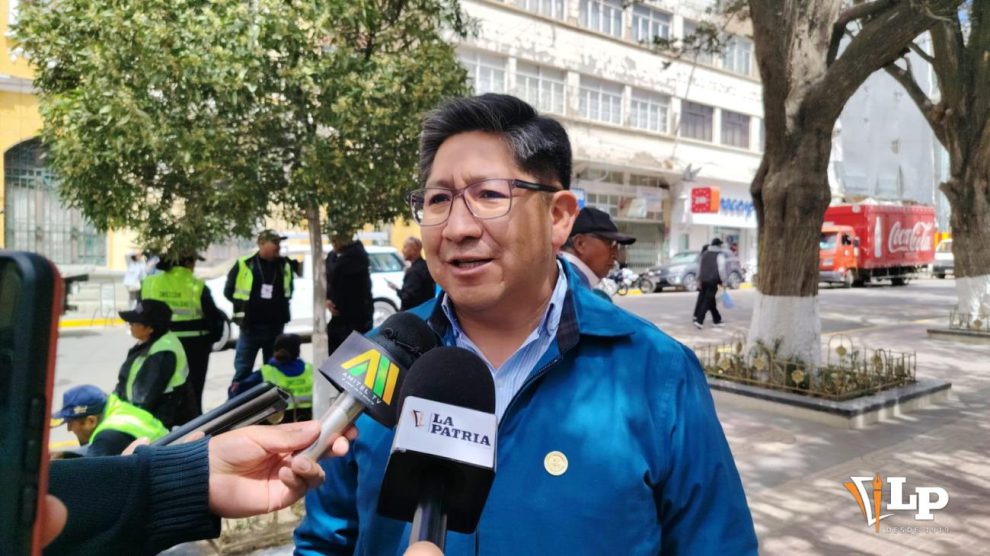 Juan Pablo Quispe, presidente de la Brigada Parlamentaria de Oruro