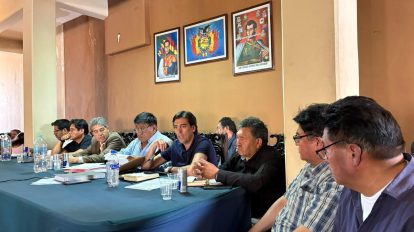 Ministro de Obras Públicas reunidos con dirigentes nacionales del transporte
