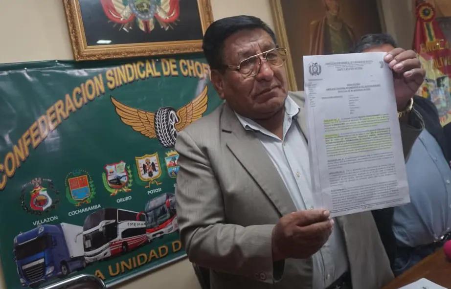 El dirigente Lucio Gómez