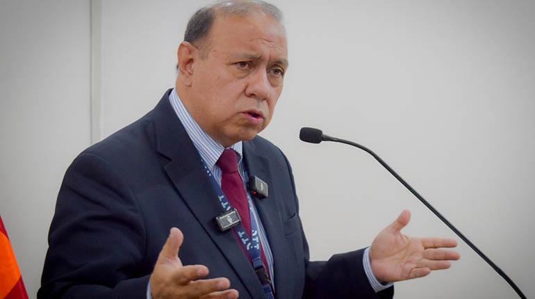 El director de la Autoridad de Regulación y Fiscalización de Telecomunicaciones y Transportes (ATT), Carlos Agreda
