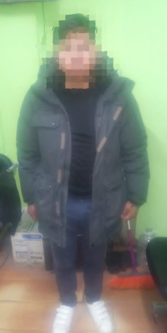Imagen del detenido