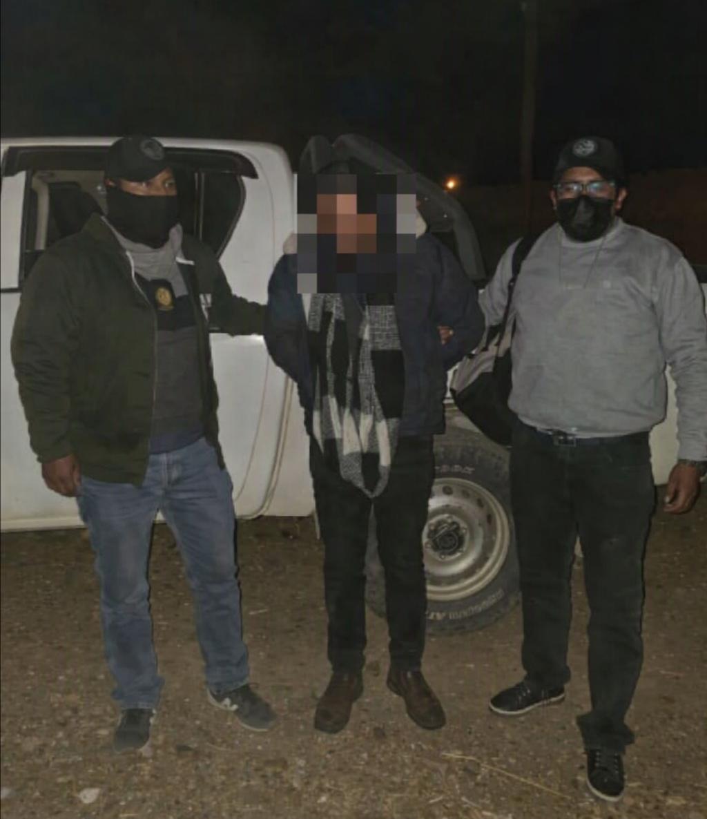 Imagen del detenido
