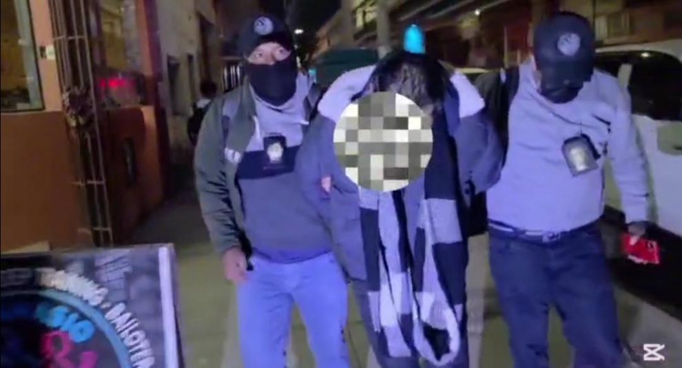 Imagen del detenido