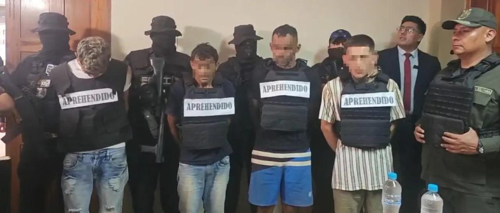 La reclusión de los cuatro sujetos en Chonchocor