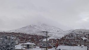 Nevada en un departamento de Bolivia