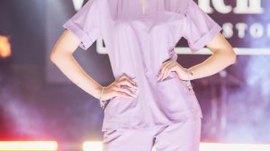 modelo en pasarela
