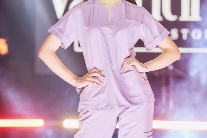 modelo en pasarela