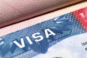 Una visa de Estados Unidos