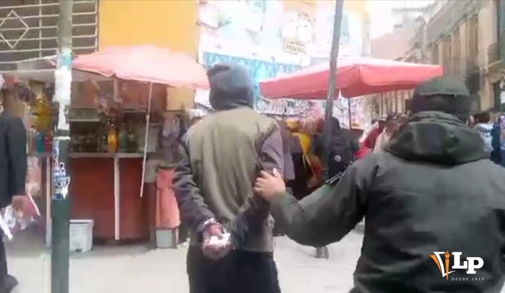 Imagen del detenido