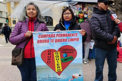 Beatriz Olmos, impulsora de “Oruro Te Quiero Limpio”,