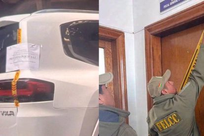 Los bienes precintados de Roger Mariaca