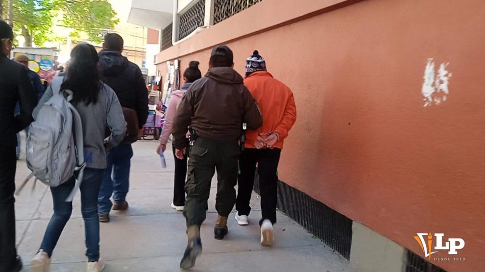 Imagen del detenido
