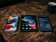 Celulares sobre una mesa