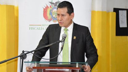 El fiscal departamental de La Paz, Luis Carlos Torrez