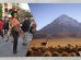 morena y al lado el Sajama