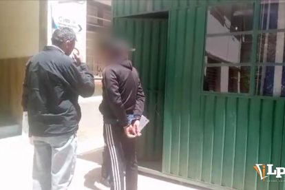Imagen del detenido