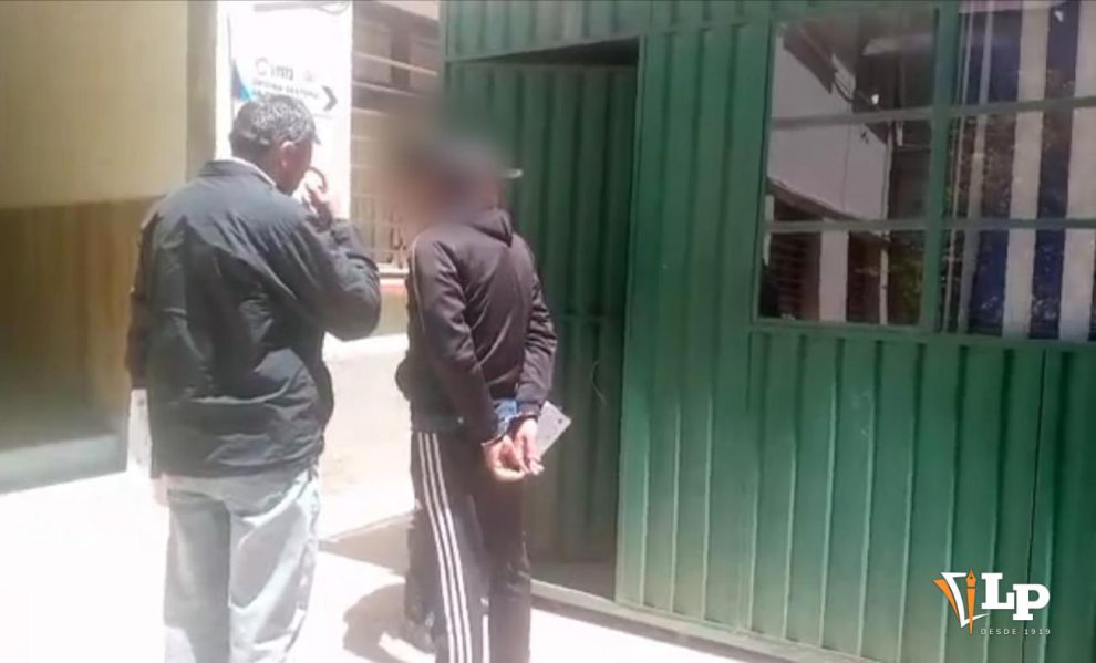 Imagen del detenido