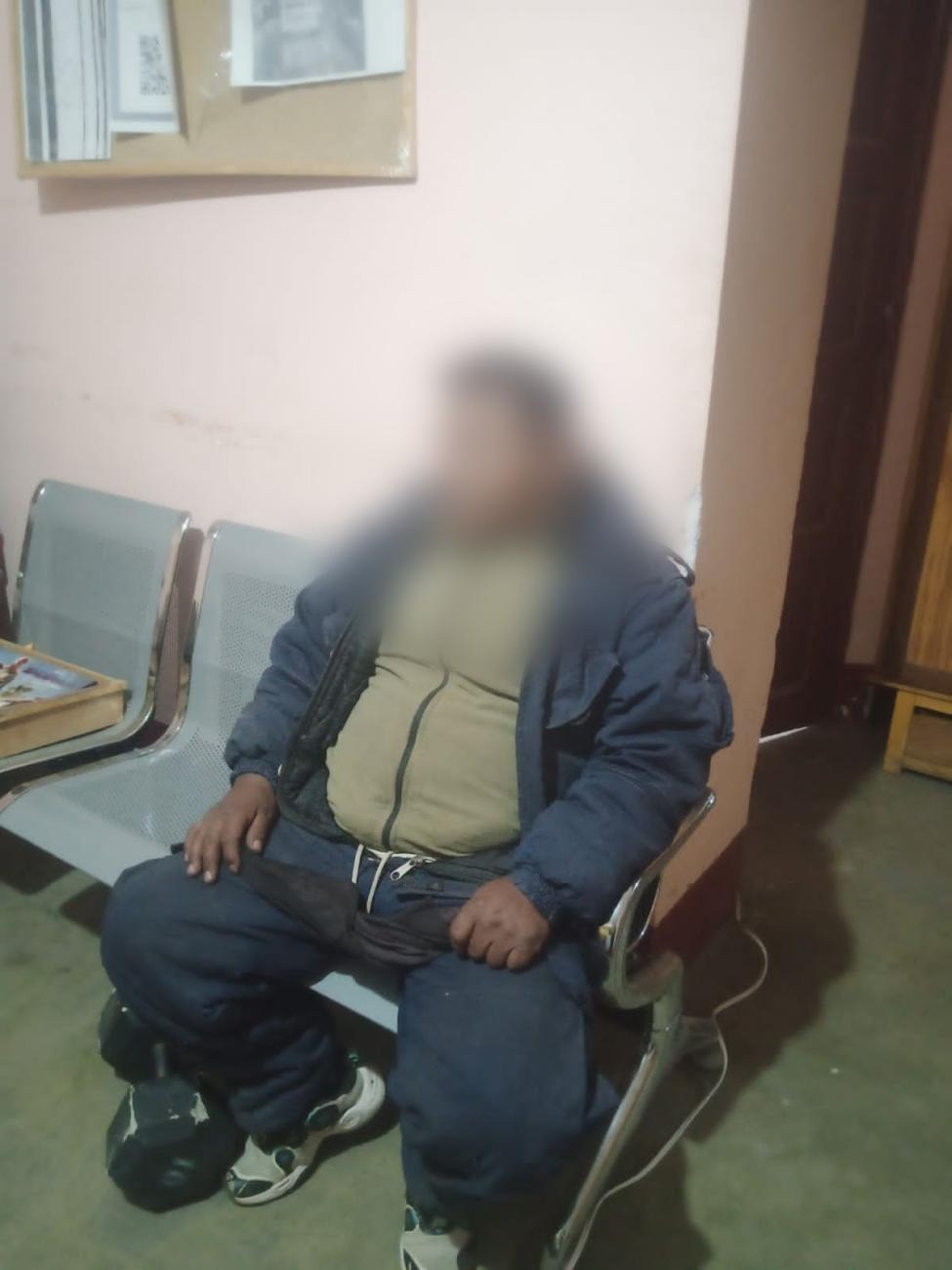 Imagen del detenido