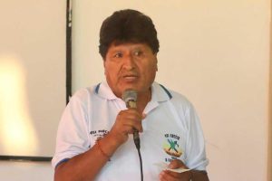 El expresidente Evo Morales